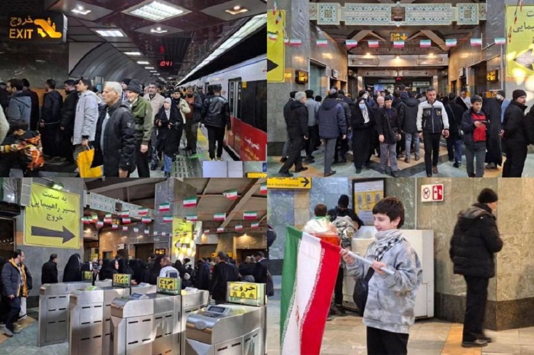 سرویس‌دهی رایگان متروی تهران در ۲۲ بهمن