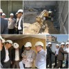 بازدید رییس و عضو هیات مدیره پست بانک ایران از پروژه ساختمان در دست احداث بانک